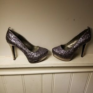 Glitter heels